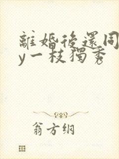 离婚后还同居by一枝独秀