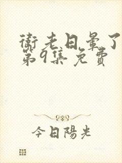 卫老日晕了淑蓉第9集免费