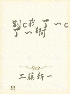 别c我了～c烂了～啊