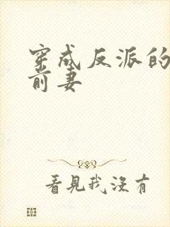 穿成反派的炮灰前妻