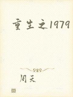 重生之1979封面