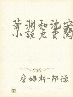 萧渊和沈安安的小说免费阅读