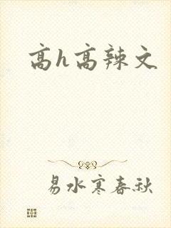高h高辣文封面