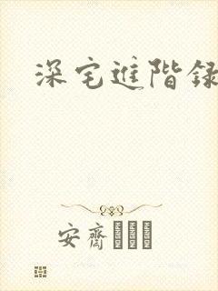 深宅进阶录封面