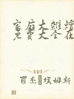 家庭大杂烩小说免费大全在线阅读封面