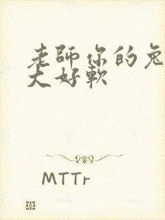 老师你的兔子好大好软