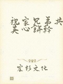 祝家兄弟共享后夹心饼干