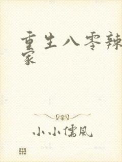 重生八零辣妻当家