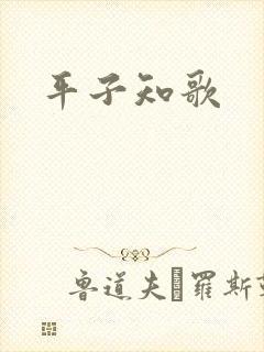 平子知歌封面