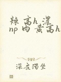 辣 高h 浓 np 肉 黄高h封面