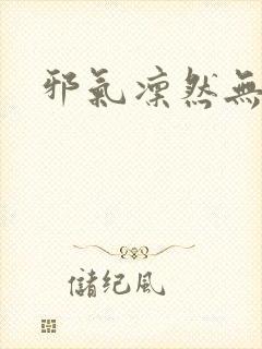 邪气凛然无弹窗