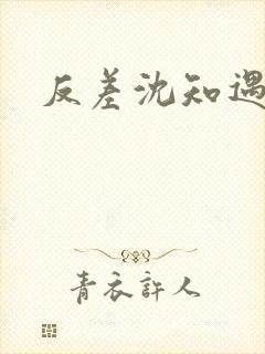 反差沈知遇晏应