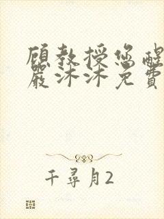 顾教授您醒了吗严沐沐免费阅读全文小说