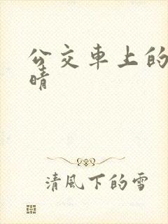 公交车上的诗请晴