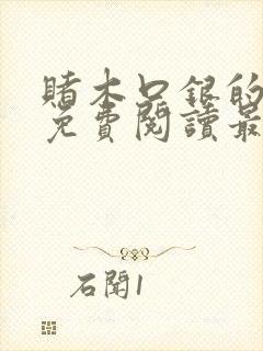 赌木口银的小说免费阅读最新