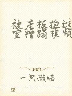 被老板抱进办公室糟蹋视频