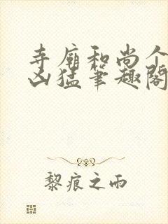 寺庙和尚个个很凶猛笔趣阁封面