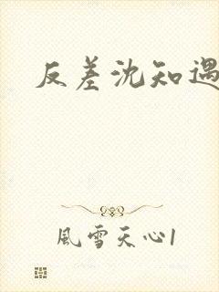 反差沈知遇晏应