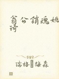 翁公销魂姚瑶琦琦