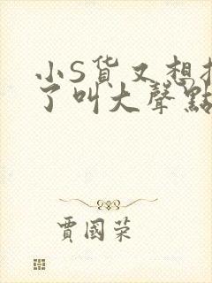 小S货又想挨C了叫大声点小