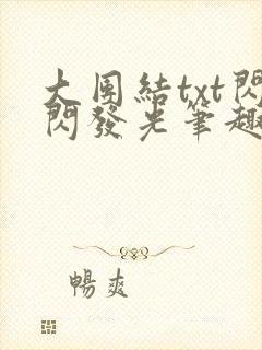 大团结txt闪闪发光笔趣阁