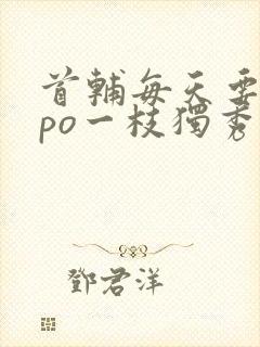 首辅每天要不够po一枝独秀全文