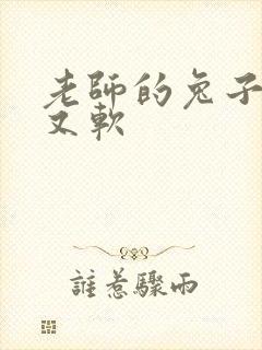 老师的兔子又大又软