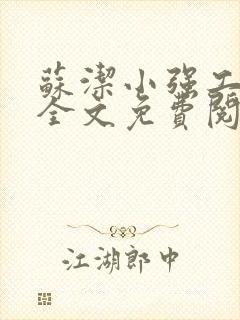 苏洁小强工地情全文免费阅读