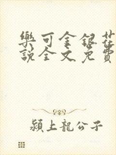 乐可金银花露小说全文免费封面