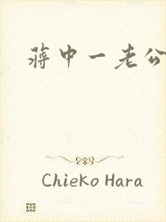 蒋中一老公封面