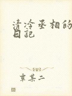 清冷丞相的挨抄日记封面