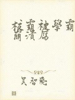 校霸被学霸玩到崩溃腐封面