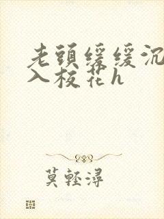 老头缓缓沉腰进入校花h封面