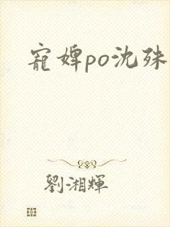 宠婢po沈殊辞封面