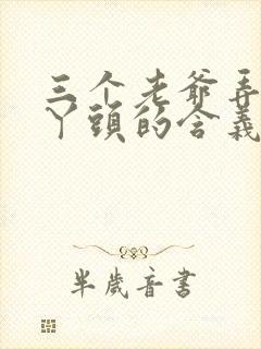 三个老爷弄一个丫头的含义封面