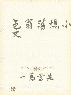 色翁荡熄小说全文