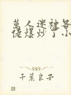 万人迷被各路大佬爆炒了小说