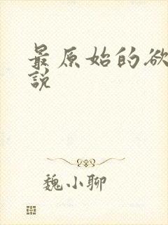 最原始的欲望小说封面