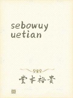 sebowuyuetian封面