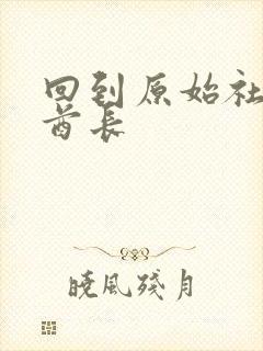 回到原始社会做酋长封面