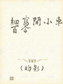 细写开小车车的百合