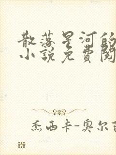 散落星河的记忆小说免费阅读全文