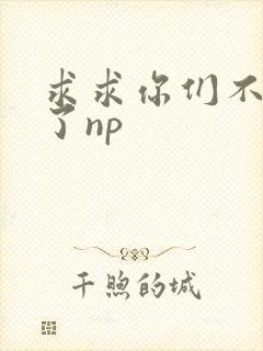 求求你们不要做了np
