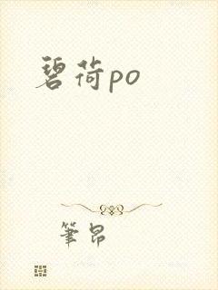 碧荷po封面
