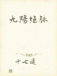 九阳绝脉封面