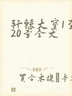 轩辕大宝1至720章全文