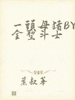 一头母猪BY黄金圣斗士封面