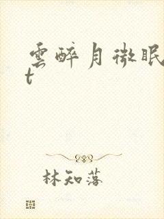 云醉月微眠txt封面