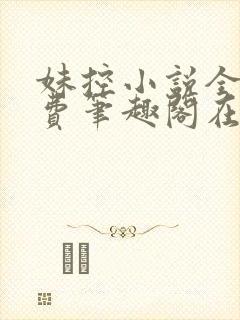 妹控小说全文免费笔趣阁在线阅读