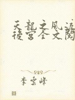 天龙之风流猎艳后宫全文阅读封面